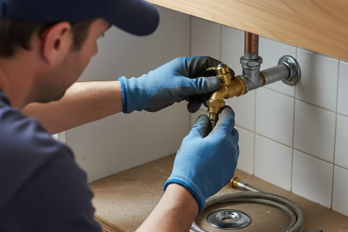 Shutoff valve and fitting work during Repiping in Goldvein